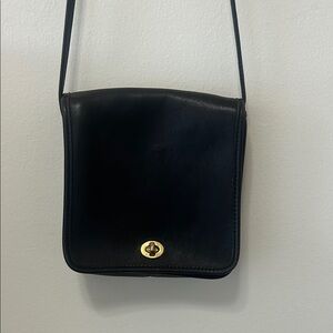 VINTAGE COACH COMPACT POUCH CROSSBODY BAG